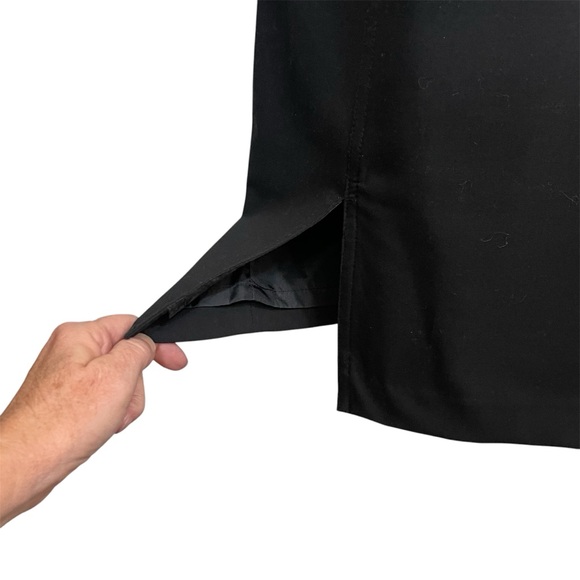 Calvin Klein Black Sleeveless Dress with Gold Chain Accent - Picture 7 of 11